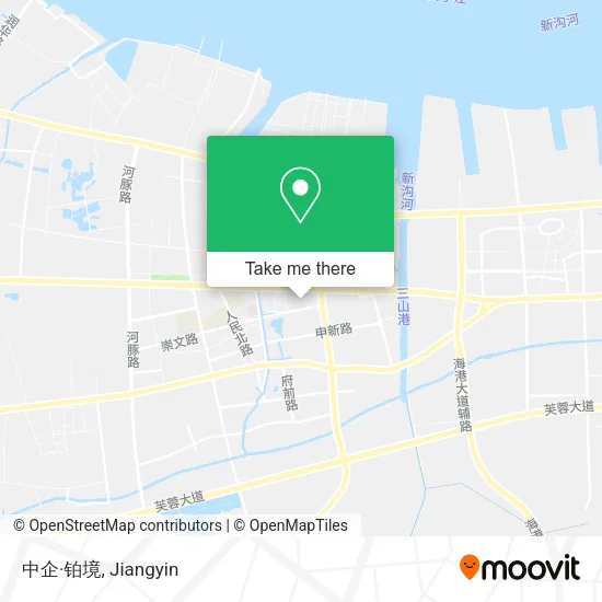 中企·铂境 map