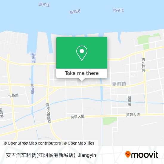 安吉汽车租赁(江阴临港新城店) map