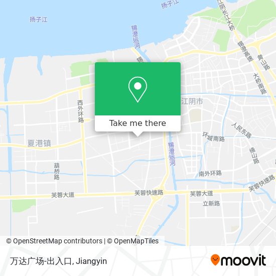 万达广场-出入口 map