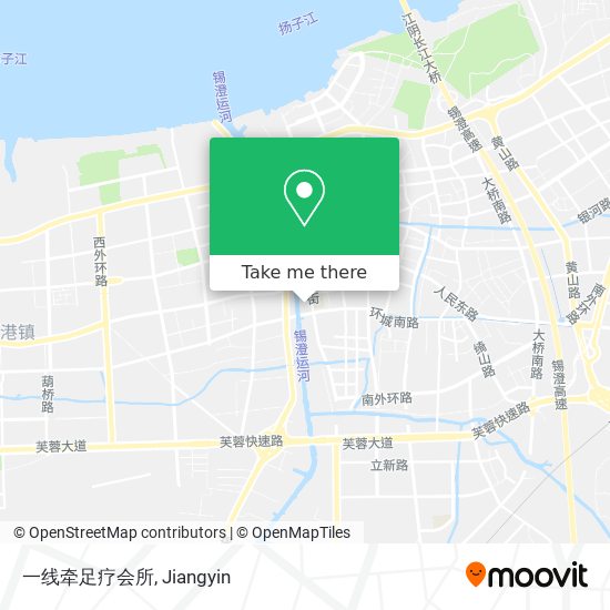 一线牵足疗会所 map