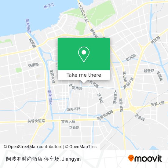阿波罗时尚酒店-停车场 map