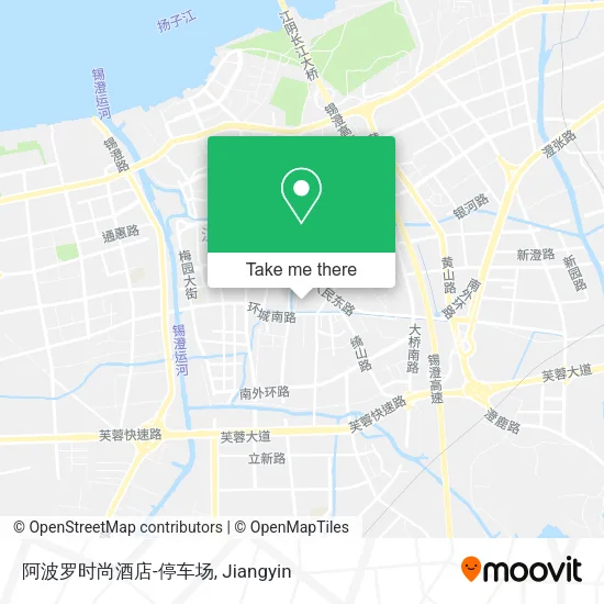 阿波罗时尚酒店-停车场 map