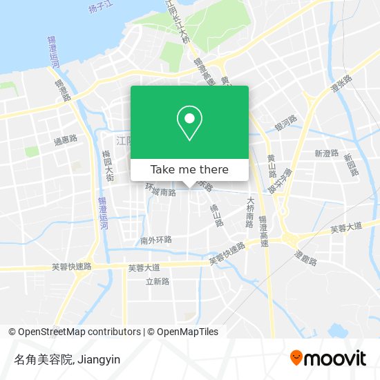 名角美容院 map