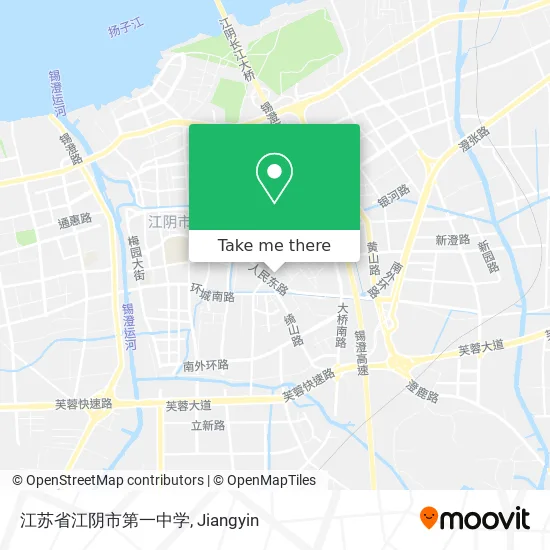 江苏省江阴市第一中学 map