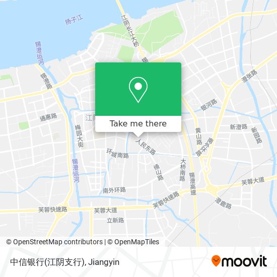 中信银行(江阴支行) map