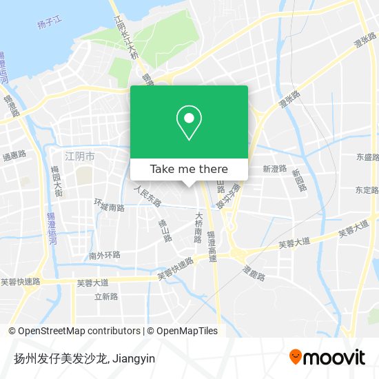 扬州发仔美发沙龙 map