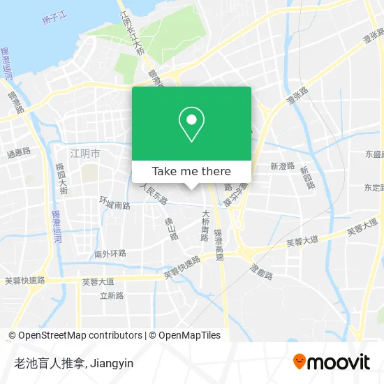 老池盲人推拿 map