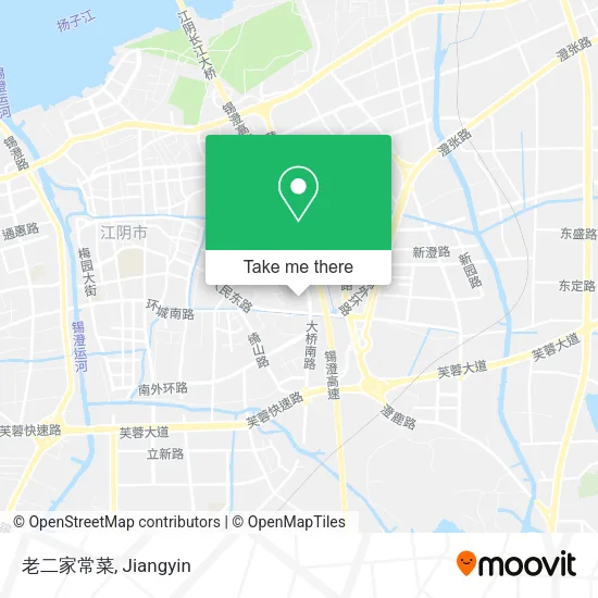 老二家常菜 map