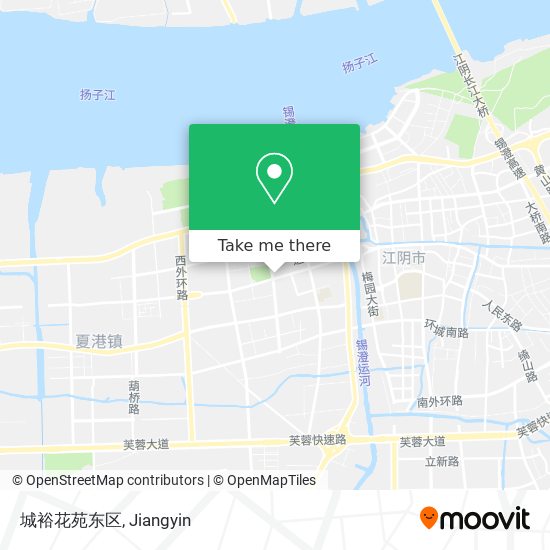 城裕花苑东区 map