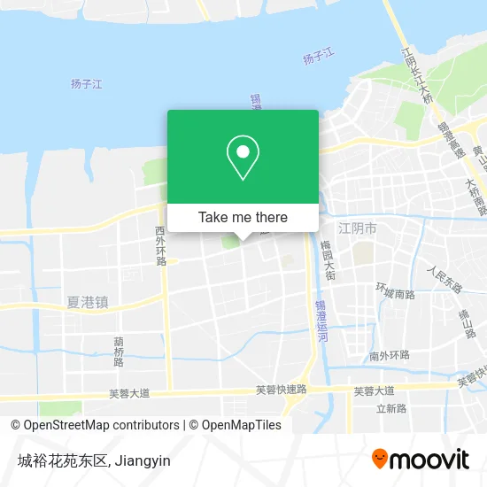 城裕花苑东区 map