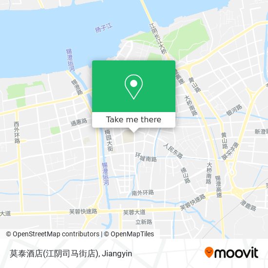 莫泰酒店(江阴司马街店) map