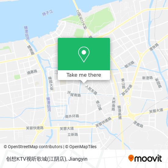 创想KTV视听歌城(江阴店) map
