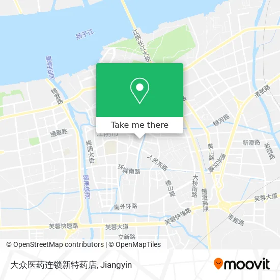 大众医药连锁新特药店 map