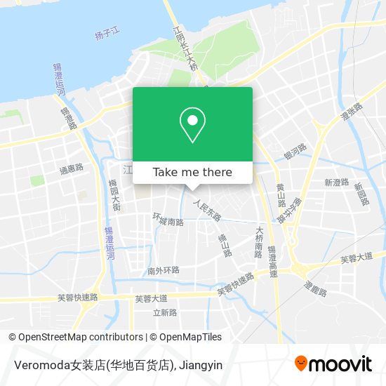 Veromoda女装店(华地百货店) map