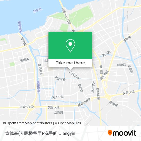 肯德基(人民桥餐厅)-洗手间 map