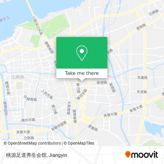 桃源足道养生会馆 map