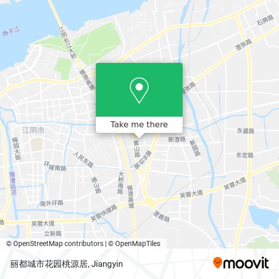 丽都城市花园桃源居 map