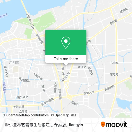 摩尔登布艺窗帘生活馆江阴专卖店 map