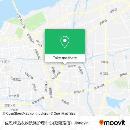 佐恩精品衣物洗涤护理中心(延陵路店) map