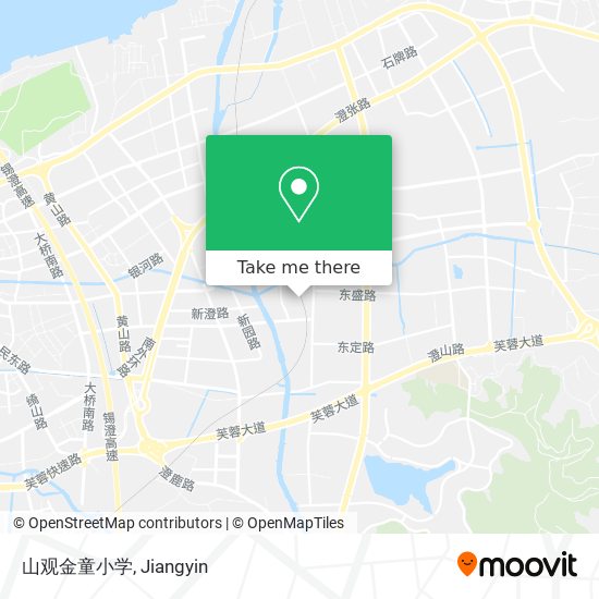 山观金童小学 map