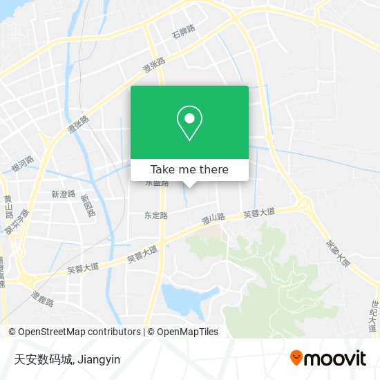 天安数码城 map