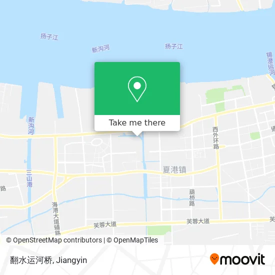 翻水运河桥 map