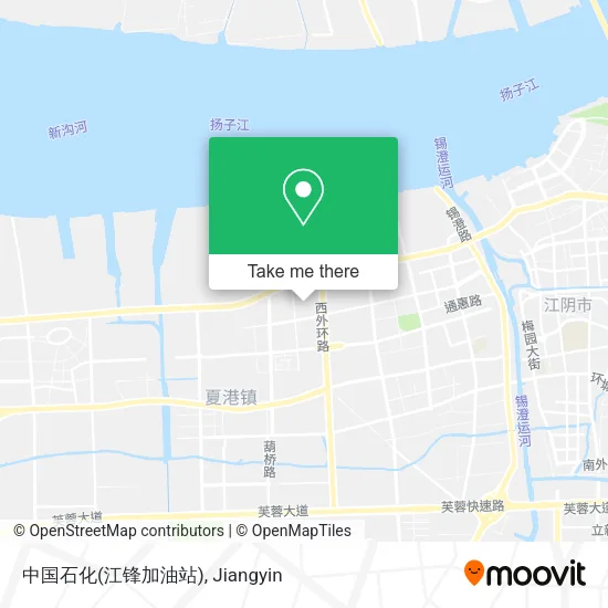 中国石化(江锋加油站) map