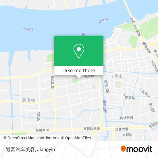 通富汽车美容 map