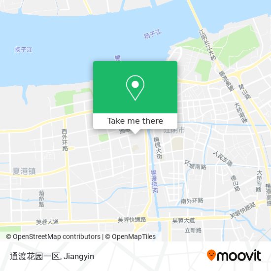 通渡花园一区 map