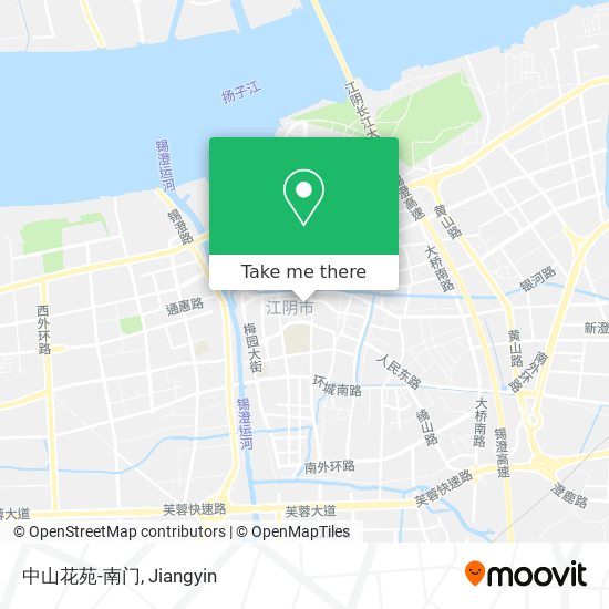 中山花苑-南门 map