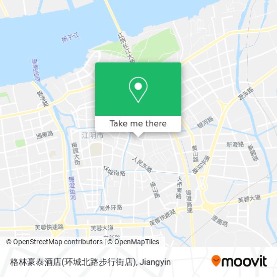 格林豪泰酒店(环城北路步行街店) map