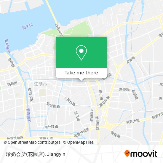 珍奶会所(花园店) map