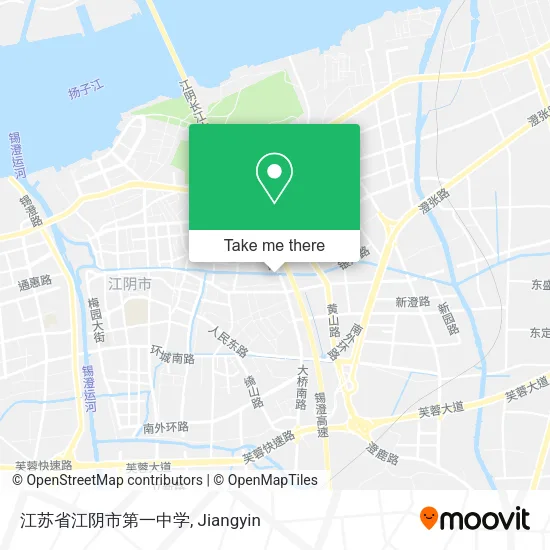 江苏省江阴市第一中学 map