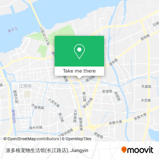 派多格宠物生活馆(长江路店) map