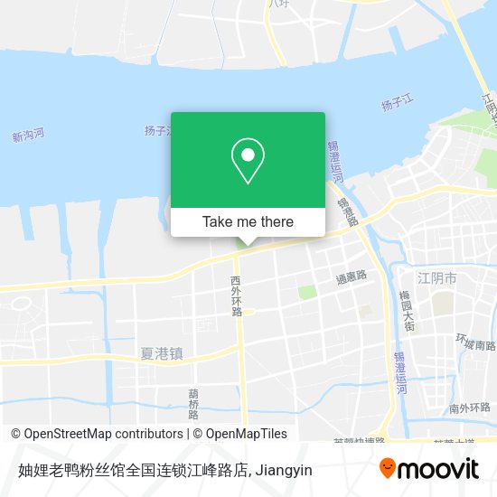 妯娌老鸭粉丝馆全国连锁江峰路店 map