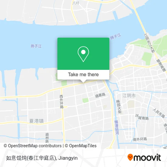 如意馄饨(春江华庭店) map