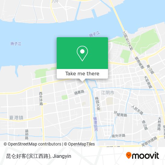 昆仑好客(滨江西路) map