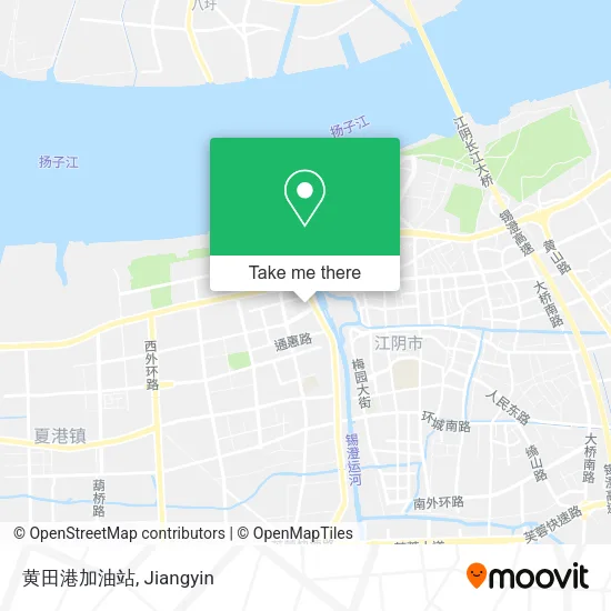 黄田港加油站 map