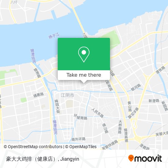 豪大大鸡排（健康店） map