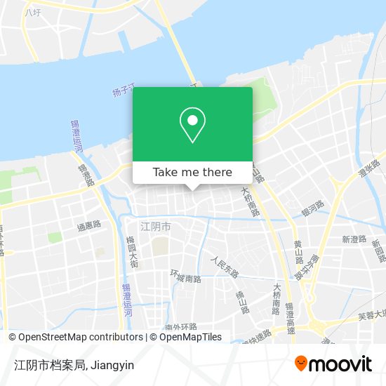 江阴市档案局 map