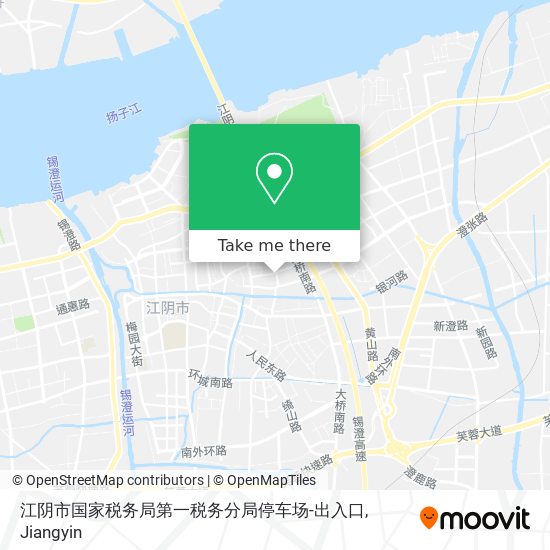 江阴市国家税务局第一税务分局停车场-出入口 map