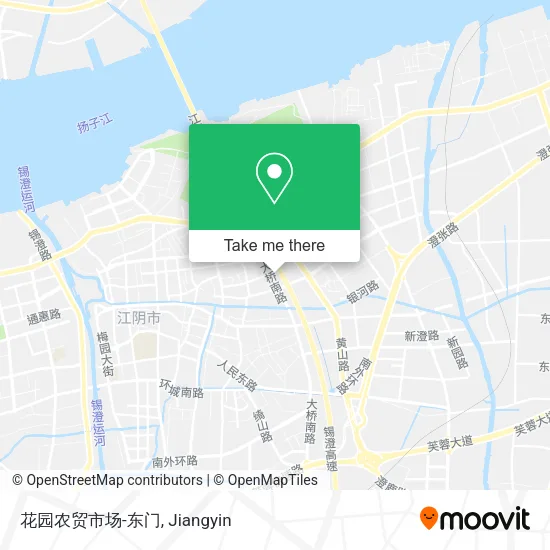 花园农贸市场-东门 map