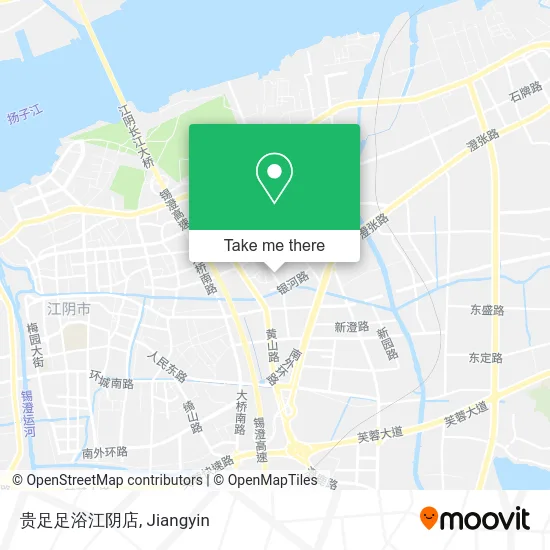 贵足足浴江阴店 map