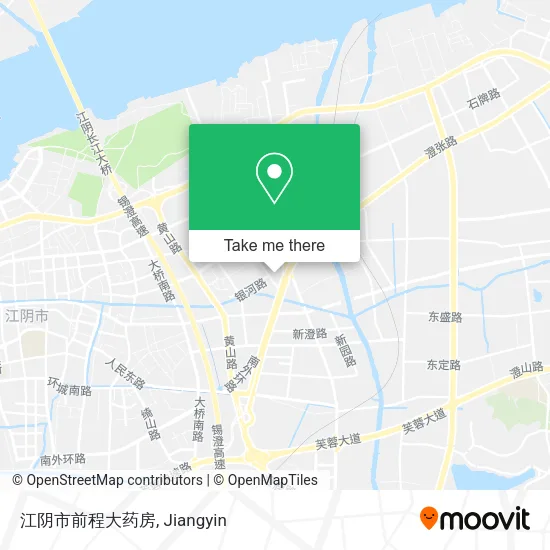 江阴市前程大药房 map