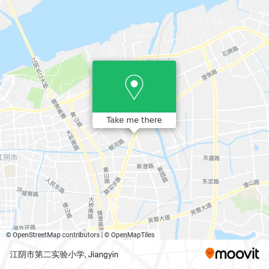 江阴市第二实验小学 map