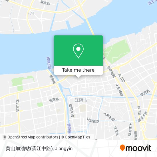 黄山加油站(滨江中路) map