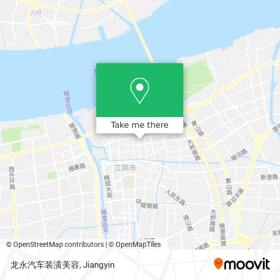 龙永汽车装潢美容 map