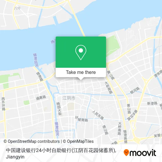 中国建设银行24小时自助银行(江阴百花园储蓄所) map