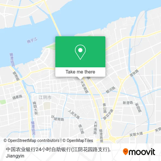 中国农业银行24小时自助银行(江阴花园路支行) map