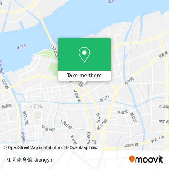 江阴体育馆 map
